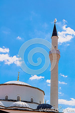 Islamic tower - Minaret, beacon Stock Photo